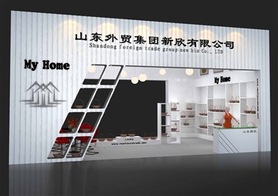 54平米展臺設(shè)計制作：二面開口/現(xiàn)代/木質(zhì)結(jié)構(gòu)/白色，為玩具展展商而作（免費使用）